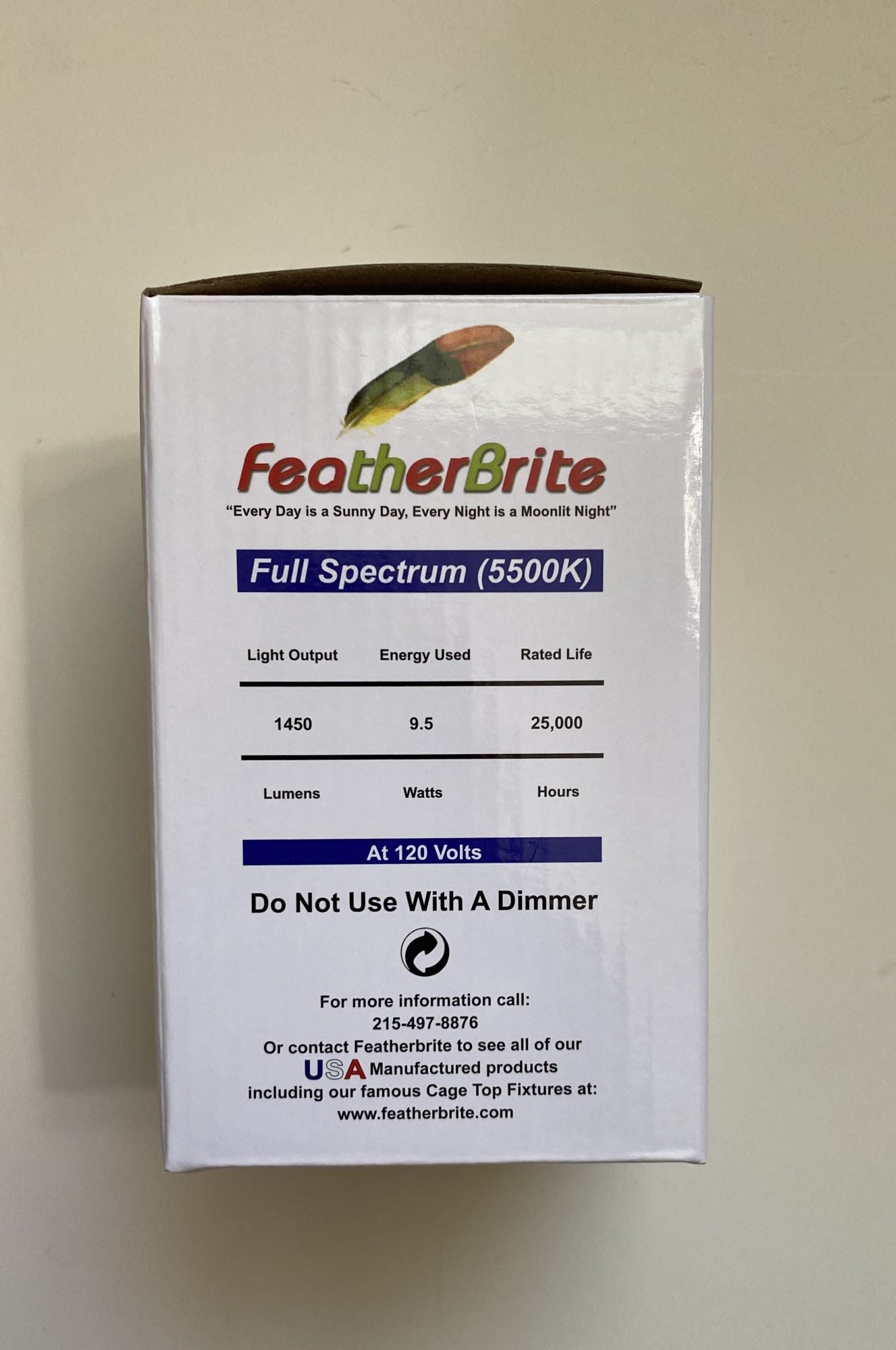 FeatherBrite LED Full Spectrum 9.5w Daylight Bulb